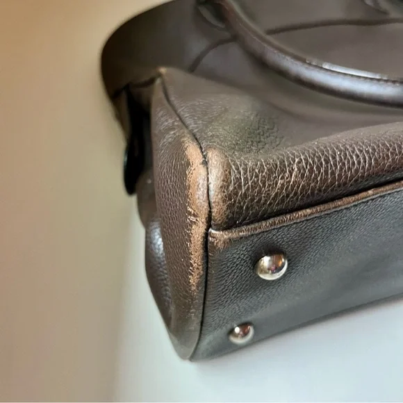 Longchamp Le Foulonné Shoulder Bag in Mocha Brown - Picture 9 of 14